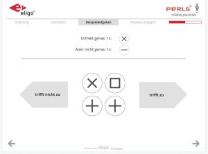 Beispielaufgabe zur Speedskala mit vier Logiksymbolen